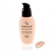 GOLDEN ROSE SATIN SMOOTHING FLUID FOUNDATION SPF 15